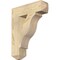 Ekena Millwork Funston Craftsman Rough Sawn Bracket, Douglas Fir, 4"W x 16"D x 20"H BKT04X16X20FST04RDF - alternate 1